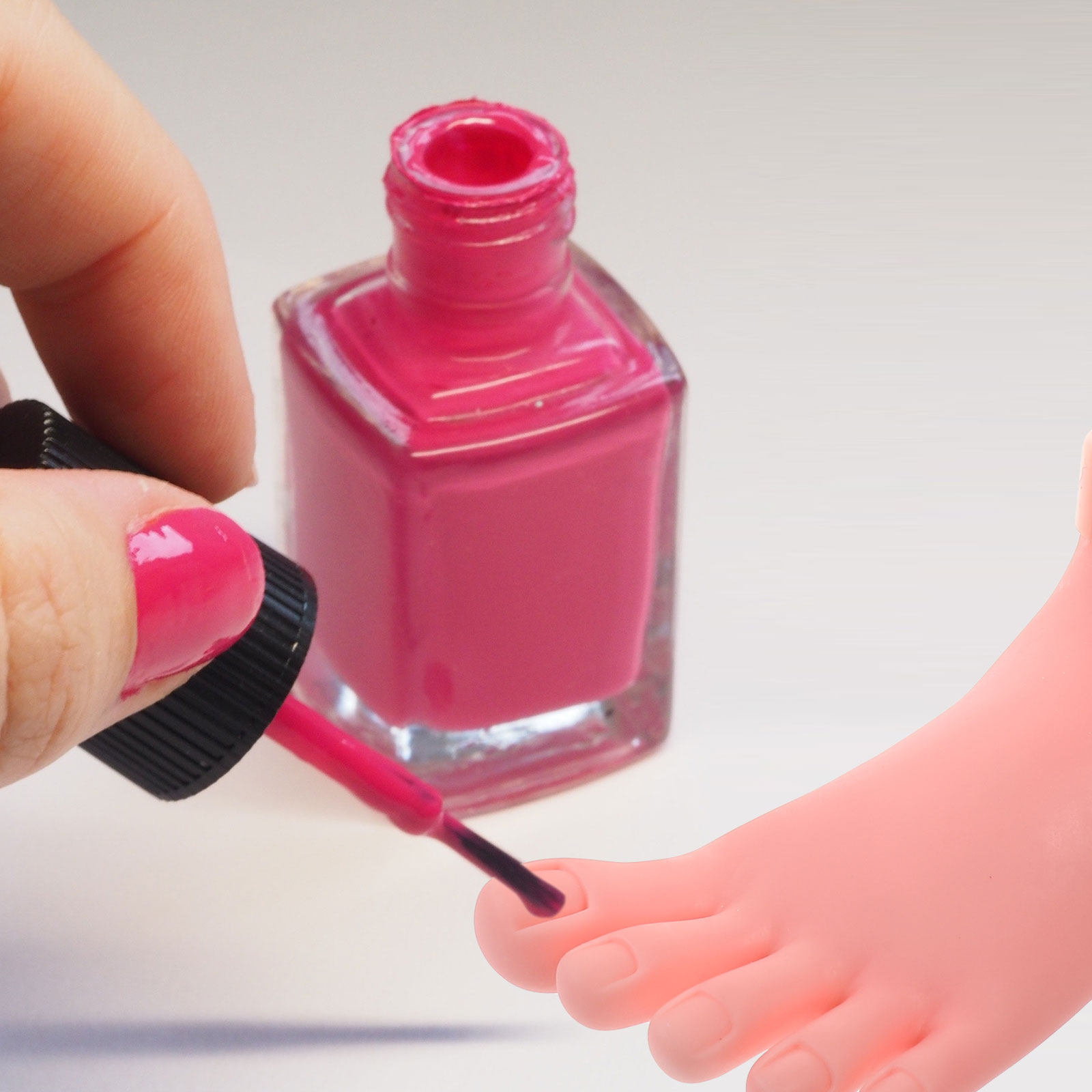 Nail Art Fake Nails - 2Pcs 매니큐어 훈련 가짜 손 발