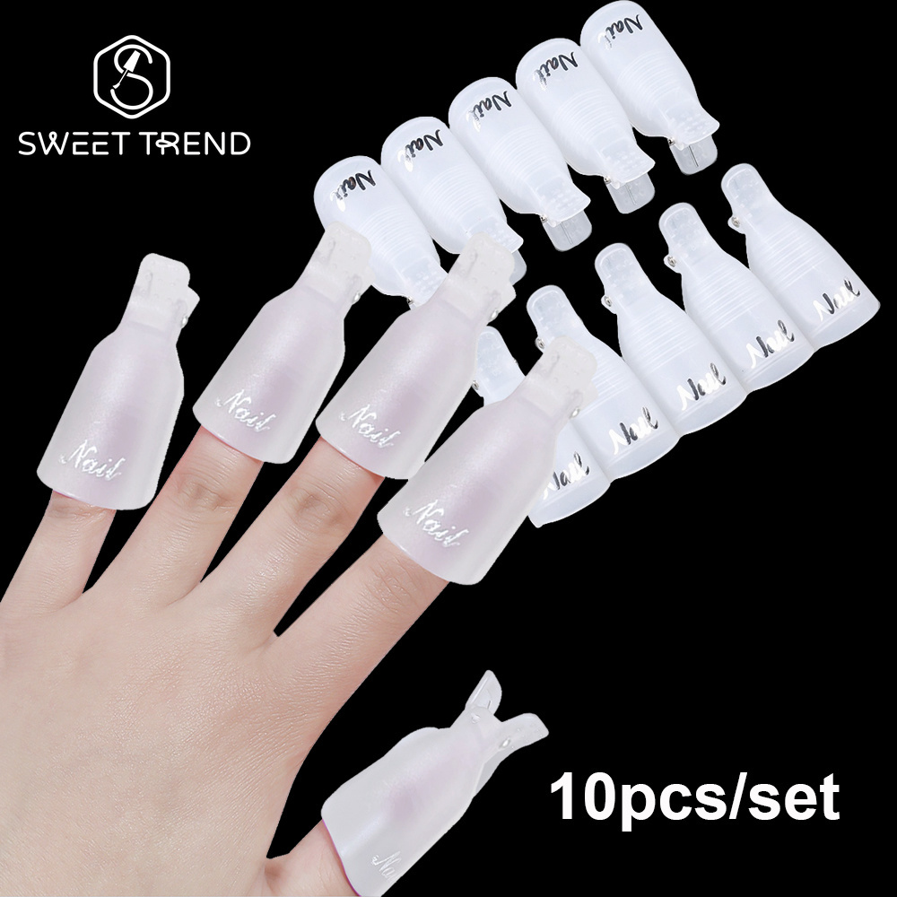 Nail Art Gel Polish - 스윗 트렌드-10개/세트 플라스틱 아크릴 네일아트 쏙