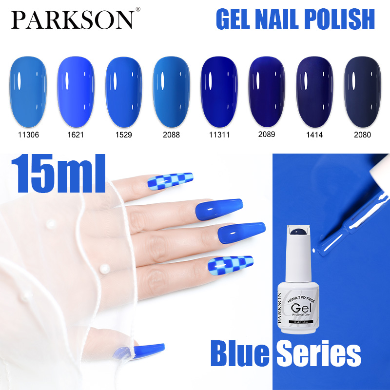 Nail Art Denim - 파크슨 15ml 블루 옐로우 시리즈 고품질