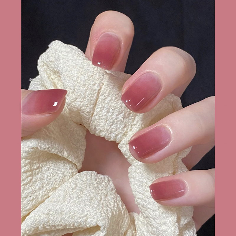 24개 심플 숏 그라데이션 젤리 글루 네일 아트, 우아 - Nail Art Simple Elegant 리뷰 및 가격