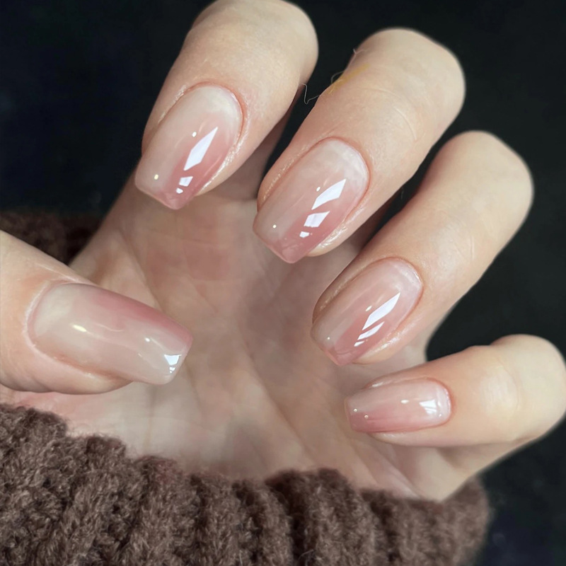 24개 심플 숏 그라데이션 젤리 글루 네일 아트, 우아 - Nail Art Simple Elegant 리뷰 및 가격