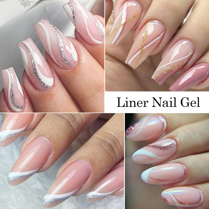 3개/세트 5ml 메탈릭 젤 라이너 네일 아트 젤 골드 - Nail Art Chrome 리뷰 및 가격