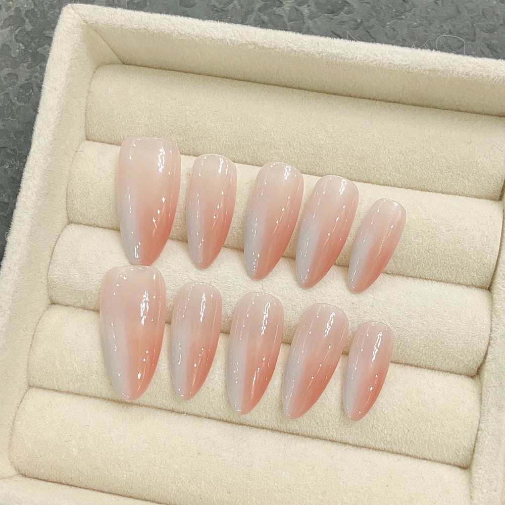수제 아몬드 프레스 손톱, 인조 아크릴 네일 팁, 아트 - Nail Art Simple 리뷰 및 가격