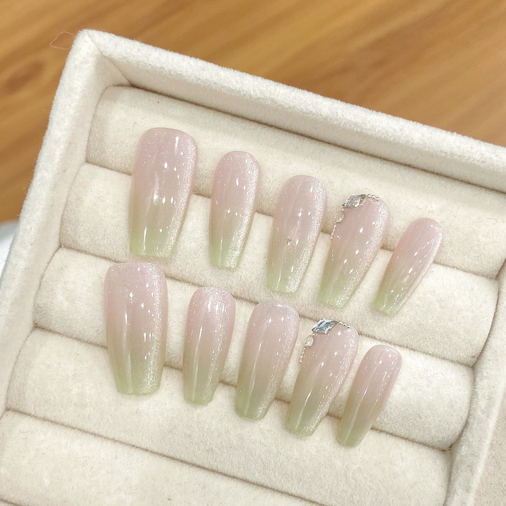 수제 아몬드 프레스 손톱, 인조 아크릴 네일 팁, 아트 - Nail Art Simple 리뷰 및 가격