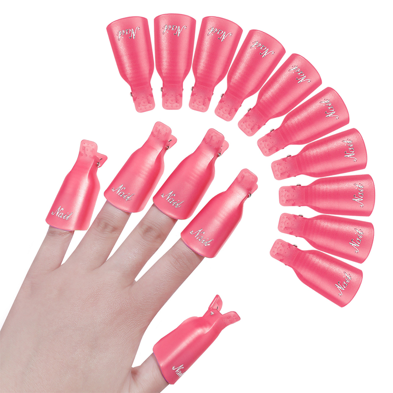 10개/봉투 네일아트 딥핑캡 클립 네일 클리닝 매니큐어 - Nail Art Gel Polish 리뷰 및 가격
