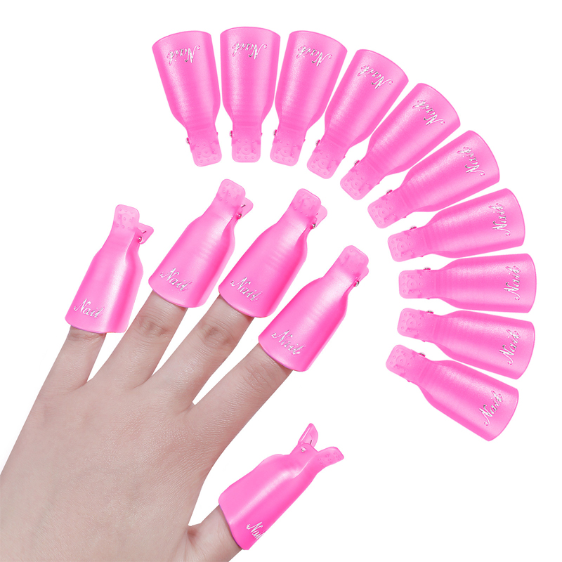 10개/봉투 네일아트 딥핑캡 클립 네일 클리닝 매니큐어 - Nail Art Gel Polish 리뷰 및 가격