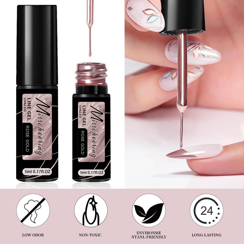 골드 실버 메탈릭 라이너 젤 네일 폴리쉬 크롬 미러 효 - Nail Art Chrome 리뷰 및 가격