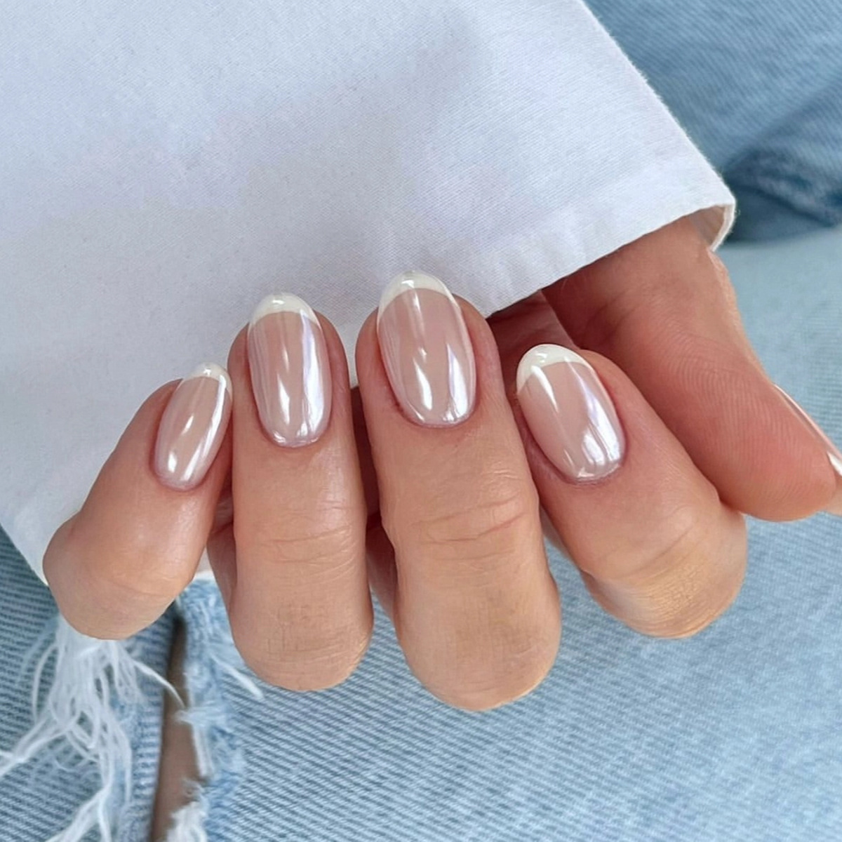 24개입 착용 가능한 인조 손톱 세트, 심플한 프렌치  - Nail Art Simple 리뷰 및 가격