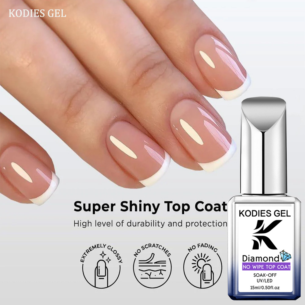 코디스 젤 다이아몬드 탑코트 노 와이프 슈퍼 샤이니 1 - Nail Art Glossy 리뷰 및 가격