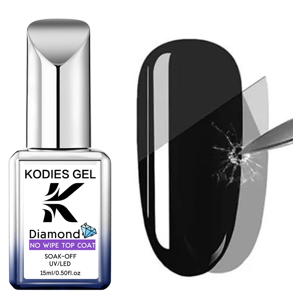 코디스 젤 다이아몬드 탑코트 노 와이프 슈퍼 샤이니 1 - Nail Art Glossy 리뷰 및 가격