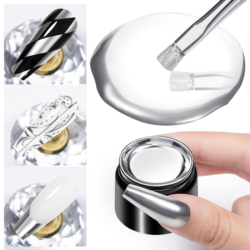 Mttssii 8ml 슈퍼 실버 메탈릭 페인팅 젤 네일 - Nail Art Chrome 리뷰 및 가격
