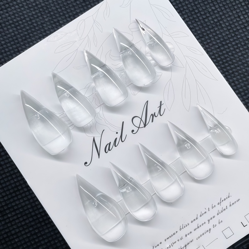 2026년 신제품 10개입 초장형 투명 반투명 그라데이 - Nail Art Simple Elegant 리뷰 및 가격
