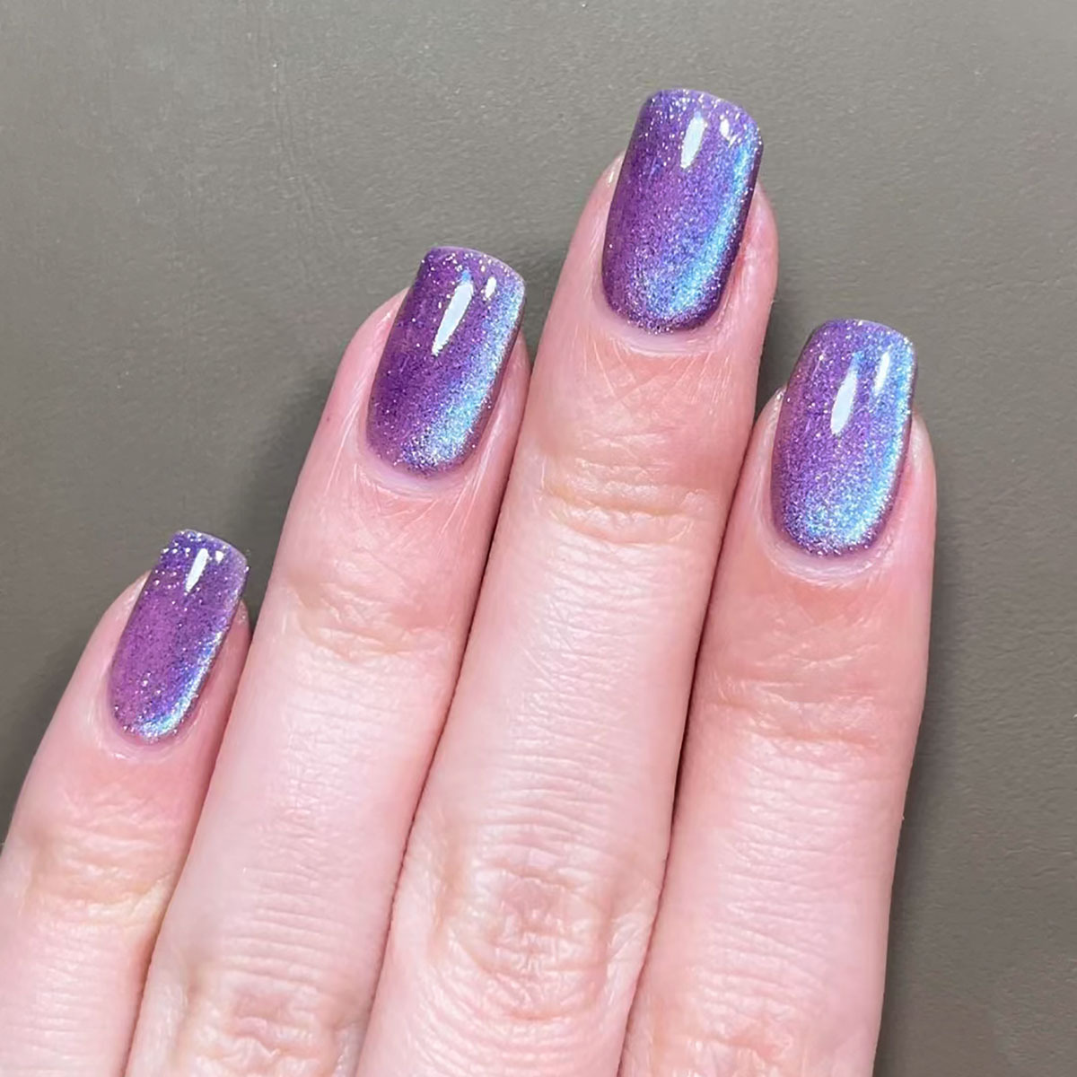 여성용 짧은 사각형 발레 가짜 손톱, 반짝이 녹색 파란 - Nail Art Inspo 리뷰 및 가격