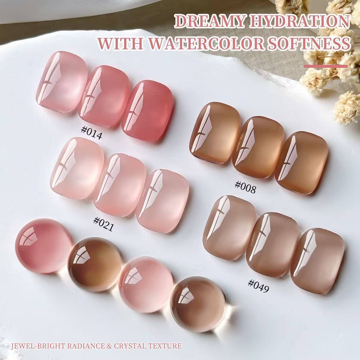 XEIJAYI 4 색 젤리 젤 매니큐어 세트 15ml  - Nail Art Jelly 리뷰 및 가격