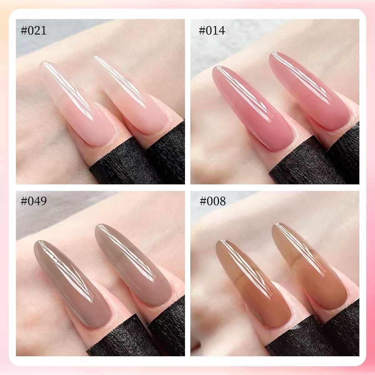 XEIJAYI 4 색 젤리 젤 매니큐어 세트 15ml  - Nail Art Jelly 리뷰 및 가격