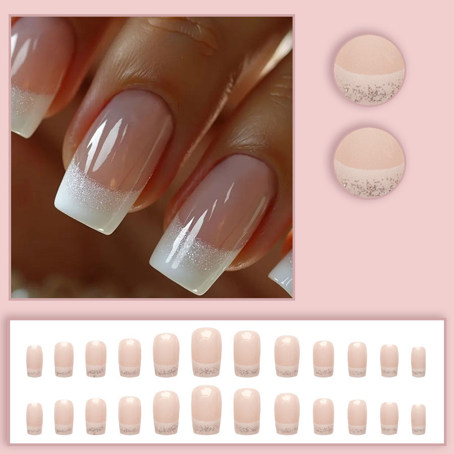 24개/세트 여성용 중간 사이즈 사각형 가짜 손톱, 누 - Nail Art Inspo 리뷰 및 가격