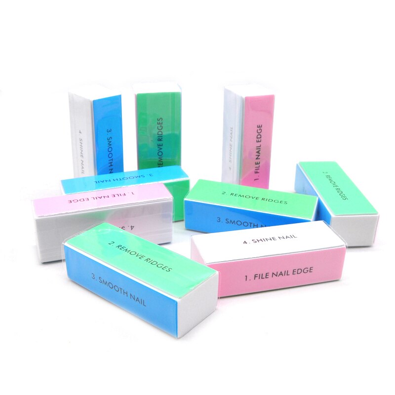 5pcs 다채로운 버핑 블록 4 웨이 네일 버퍼 블록  - Nail Art Glossy 리뷰 및 가격