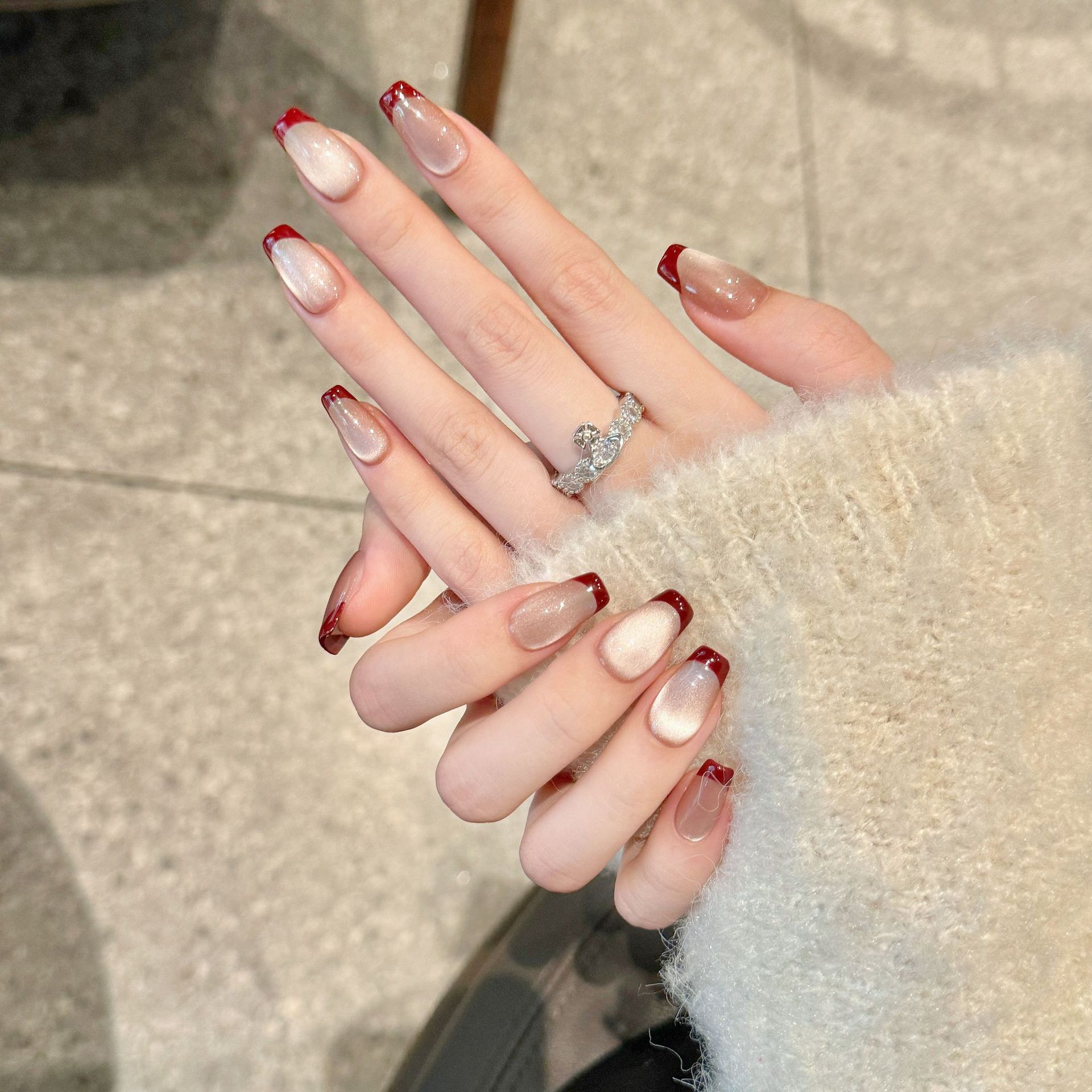 10개 수제 프레스드 코핀 네일 아트, 멋진 인조 손톱 - Nail Art Simple Elegant 리뷰 및 가격