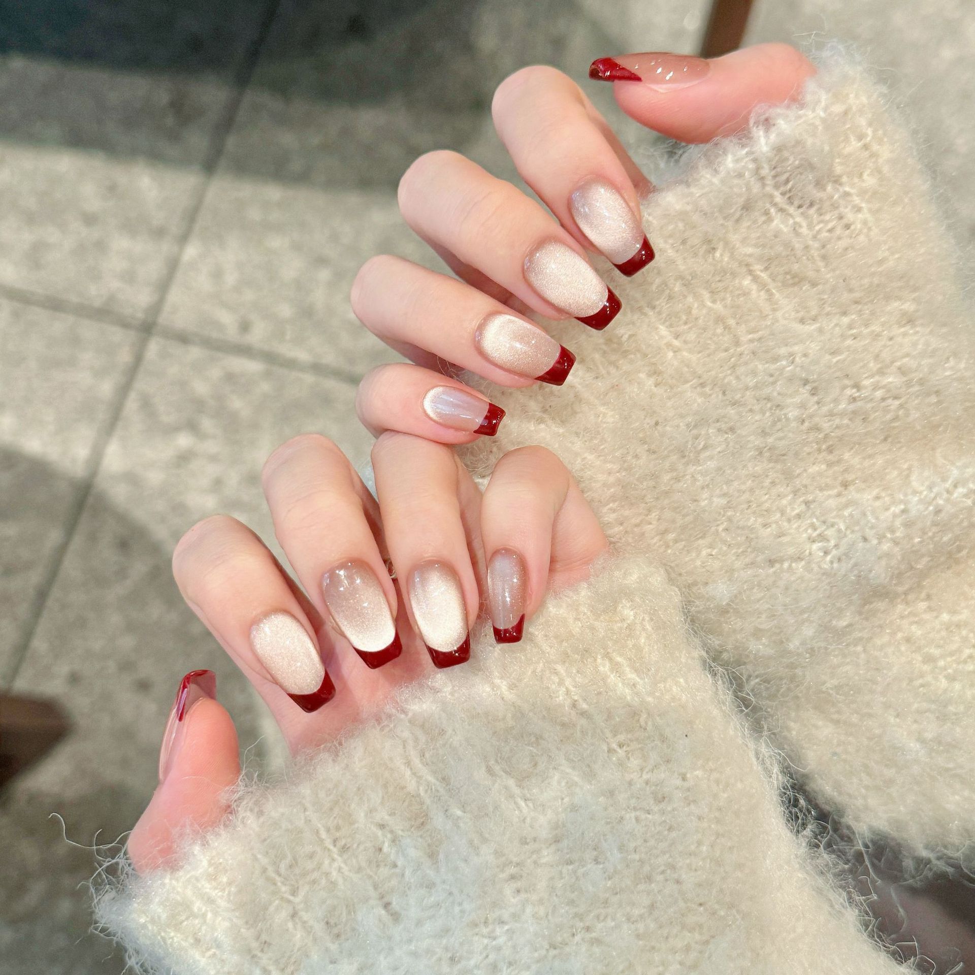 10개 수제 프레스드 코핀 네일 아트, 멋진 인조 손톱 - Nail Art Simple Elegant 리뷰 및 가격