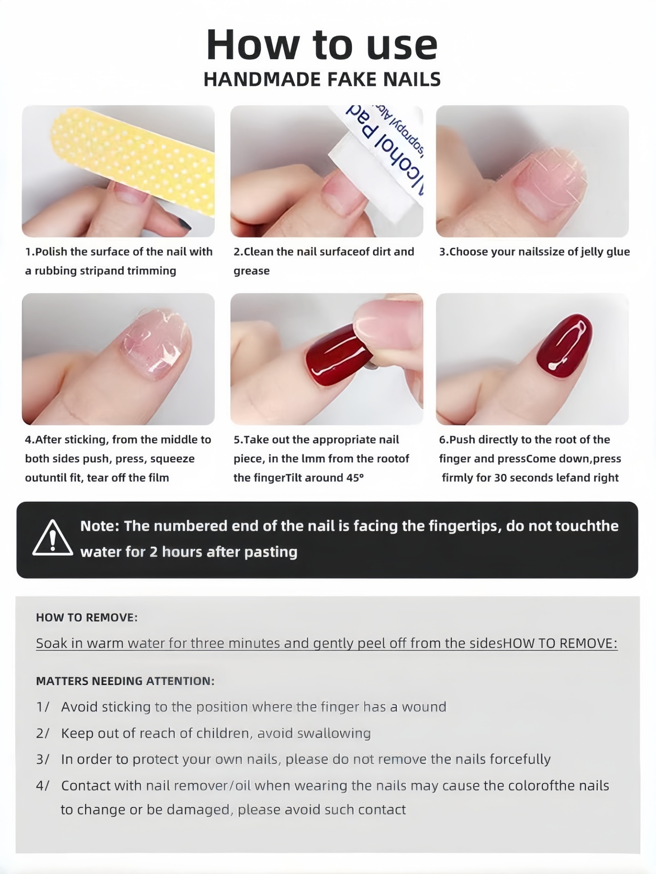10피스 짧은 사각형 라운드 프레스온 네일, 브리티시  - Nail Art Fake Nails 리뷰 및 가격