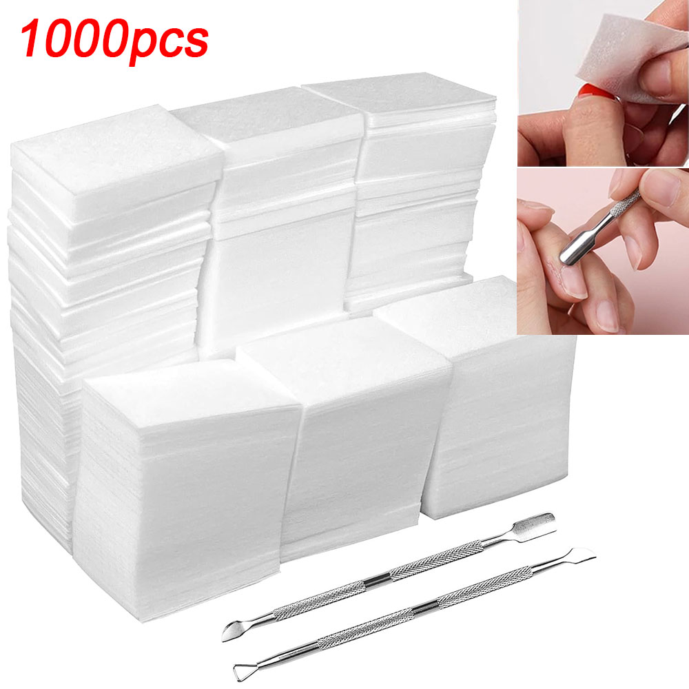 1000개 보풀 없는 네일 와이프 젤 폴리쉬 리무버 패 - Nail Art Gel Polish 리뷰 및 가격