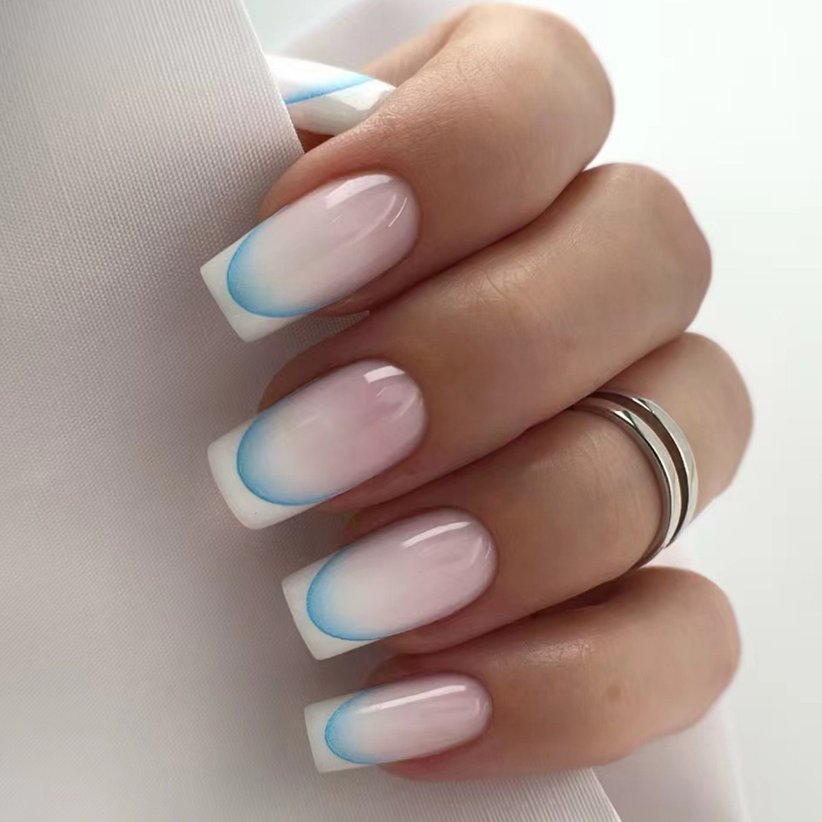 24개 완성형 프렌치 레드 짧은 스퀘어 인조 손톱 심플 - Nail Art Simple 리뷰 및 가격