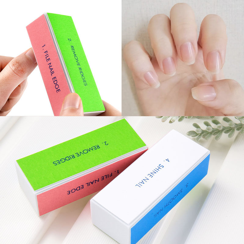 5/10pcs 네일 버퍼 블록 4 단계 다채로운 버핑  - Nail Art Glossy 리뷰 및 가격