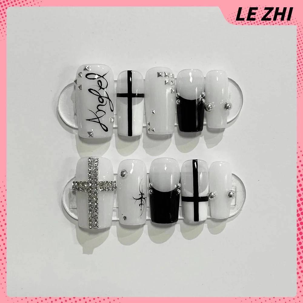 Y2K 레트로 윙즈 스타 글리터 프레스온 네일 아트 아 - Nail Art Inspo 리뷰 및 가격