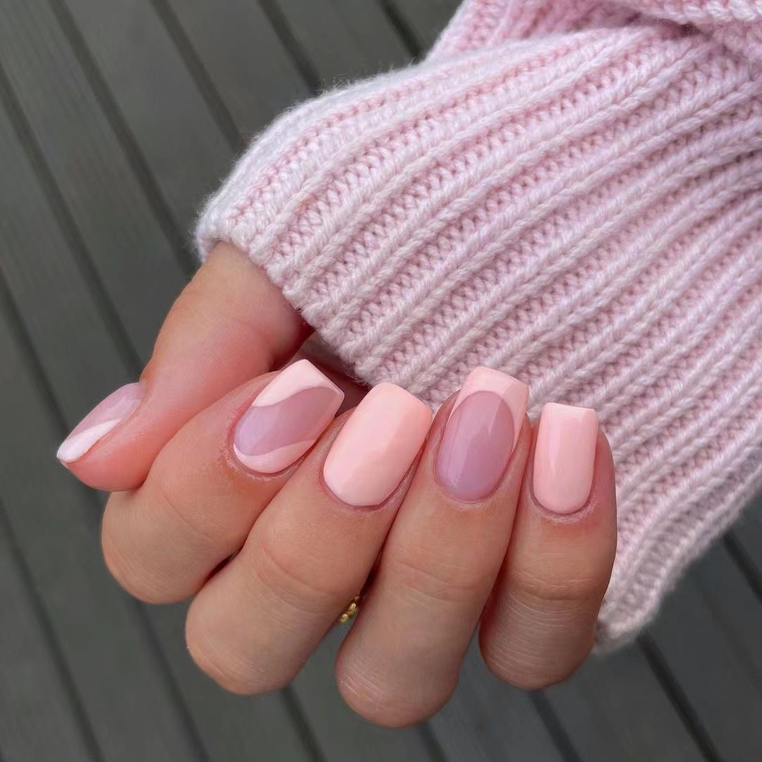 24개 여름 오렌지 스퀘어 네일 아트 심플하고 우아한  - Nail Art Simple Elegant 리뷰 및 가격