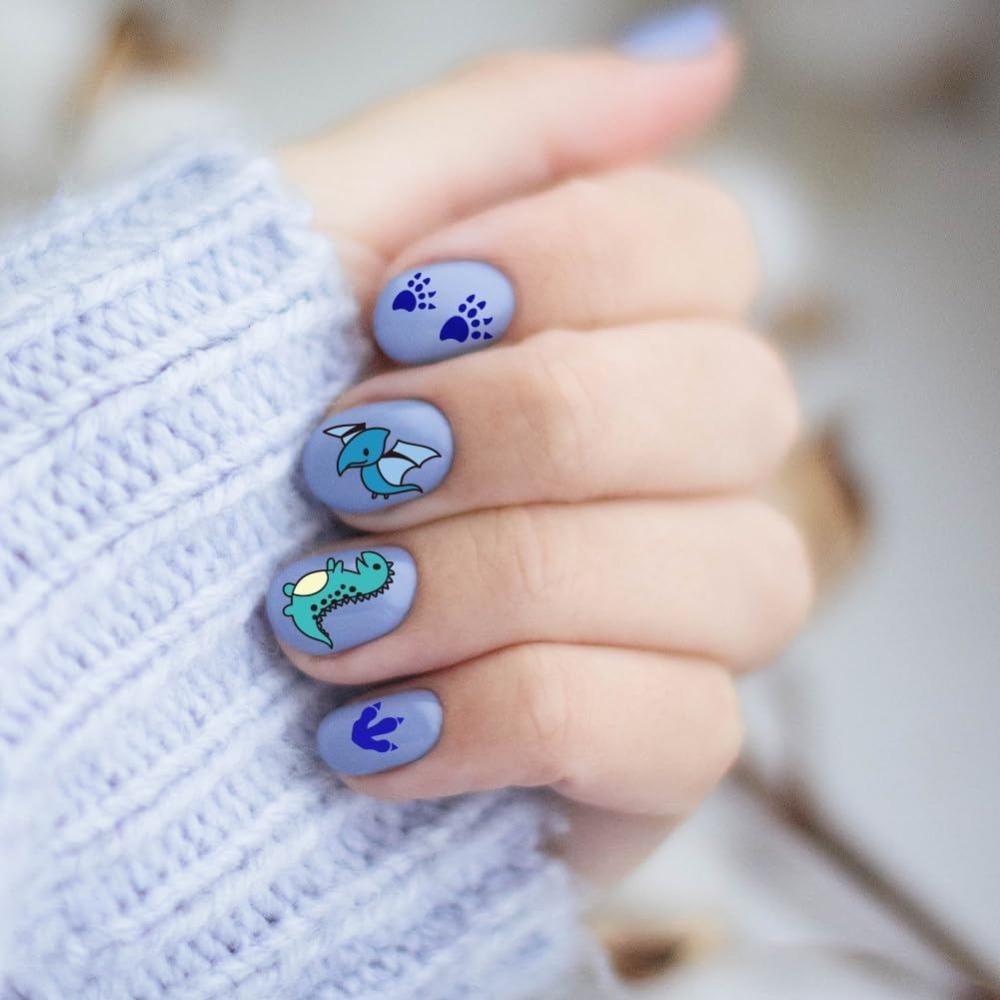 3개 공룡 네일 스탬핑 플레이트 귀여운 작은 공룡 네일 - Nail Art Inspo 리뷰 및 가격