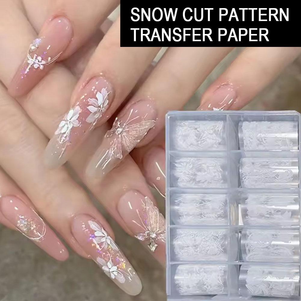 10롤 새로운 디자인의 신선한 네일 포일, 전사지 스티 - Nail Art Denim 리뷰 및 가격