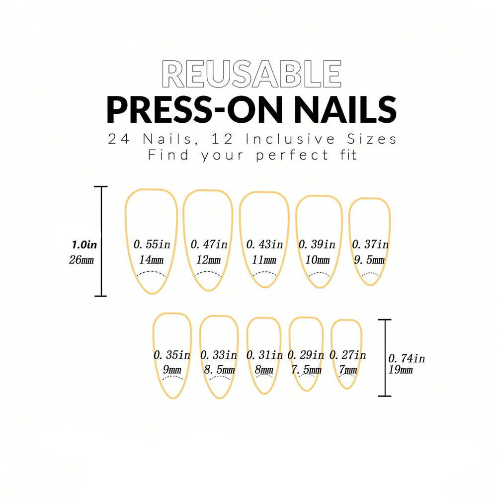 아르타우 24개입 짧은 아몬드 와인 레드 고채도 가짜  - Nail Art Fake Nails 리뷰 및 가격