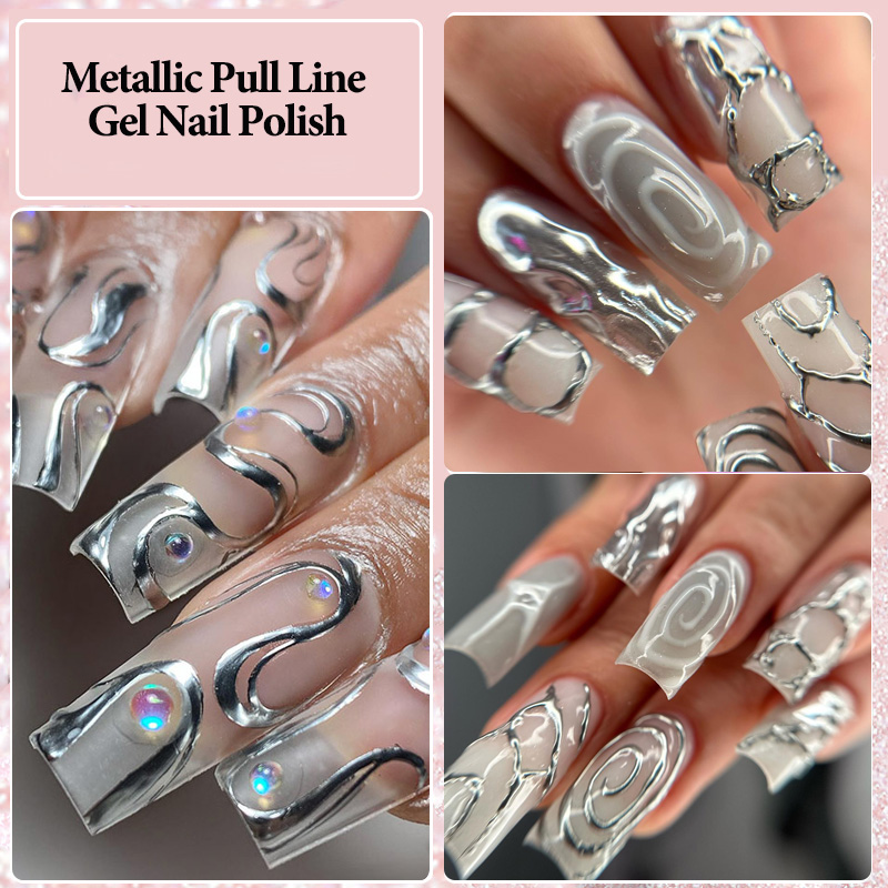 릴리큐트 5ml 슈퍼 브라이트 메탈릭 페인팅 라이너 젤 - Nail Art Chrome 리뷰 및 가격