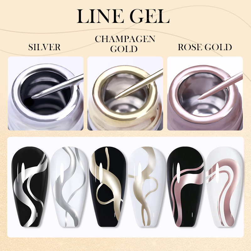 릴리큐트 5ml 슈퍼 브라이트 메탈릭 페인팅 라이너 젤 - Nail Art Chrome 리뷰 및 가격